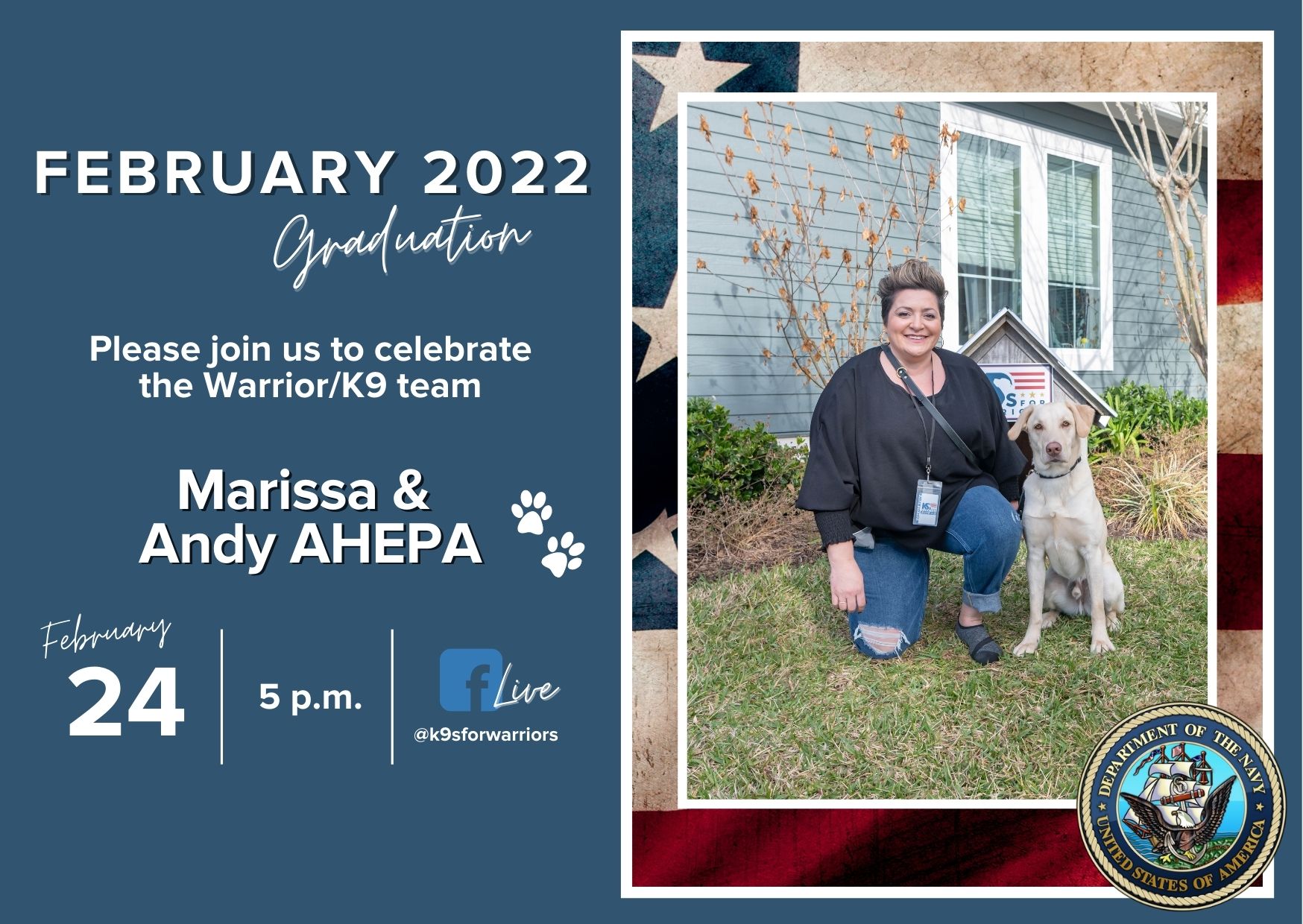 AHEPA Service Dogs for Warriors