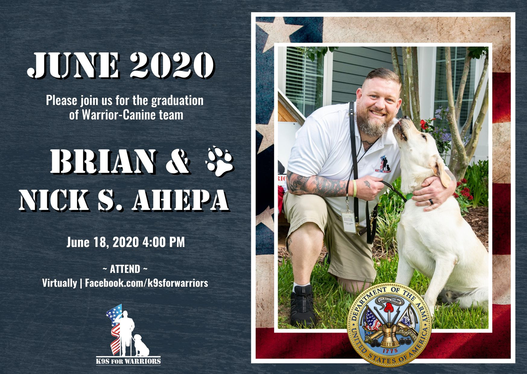 NICK S. AHEPA, AHEPA Service Dog